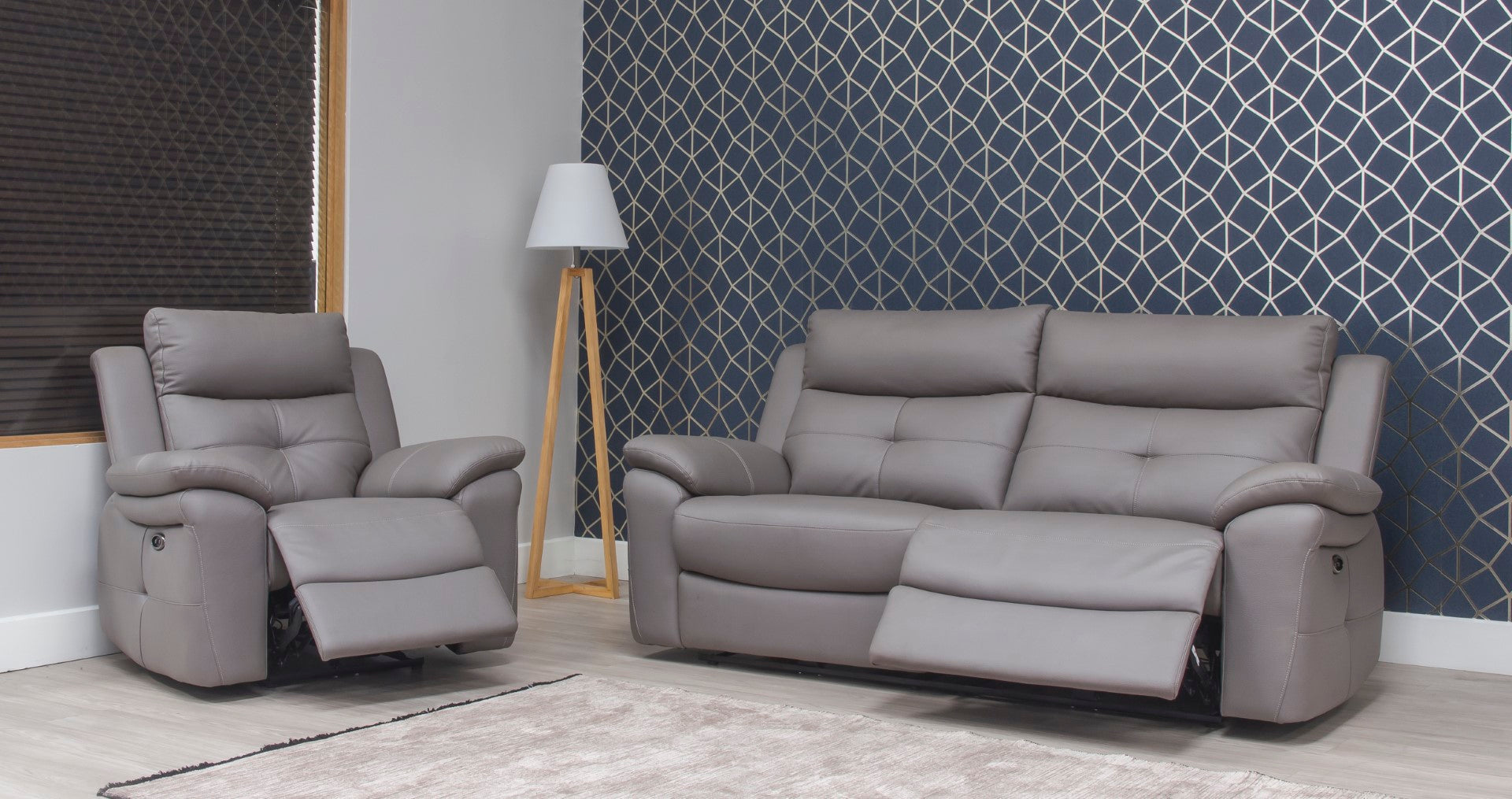 Lugano Storm Grey from Denis McGinley Furniture