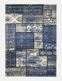 Antika Patchwork - Navy from Denis McGinley Furniture
