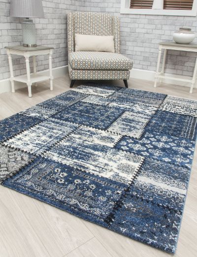 Antika Patchwork - Navy