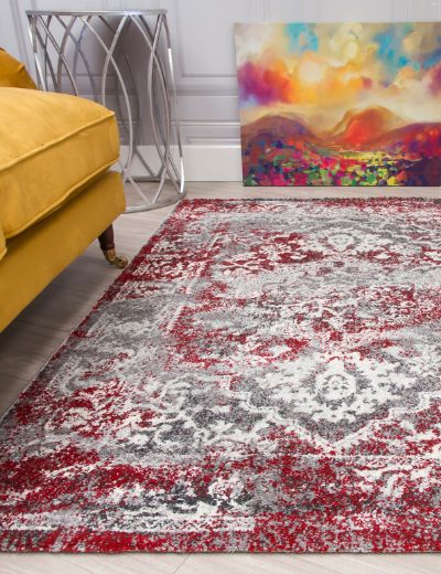 Antika Medallion - Red