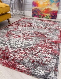 Antika Medallion - Red