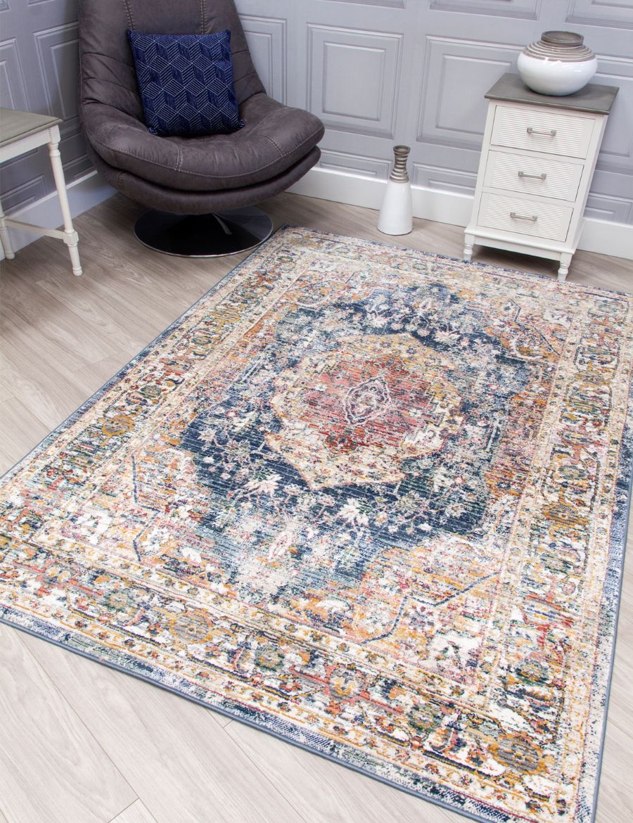 Boho Medallion - Blue from Denis McGinley Furniture
