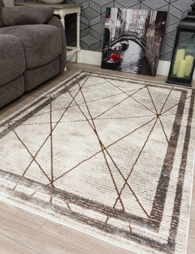 Best Art Deco Blue Rug from Ireland - Stylish & Elegant Home Decor