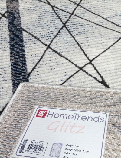 Best Art Deco Blue Rug from Ireland - Stylish & Elegant Home Decor
