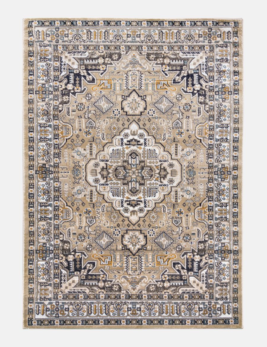 Aziza Medallion - Beige from Denis McGinley Furniture
