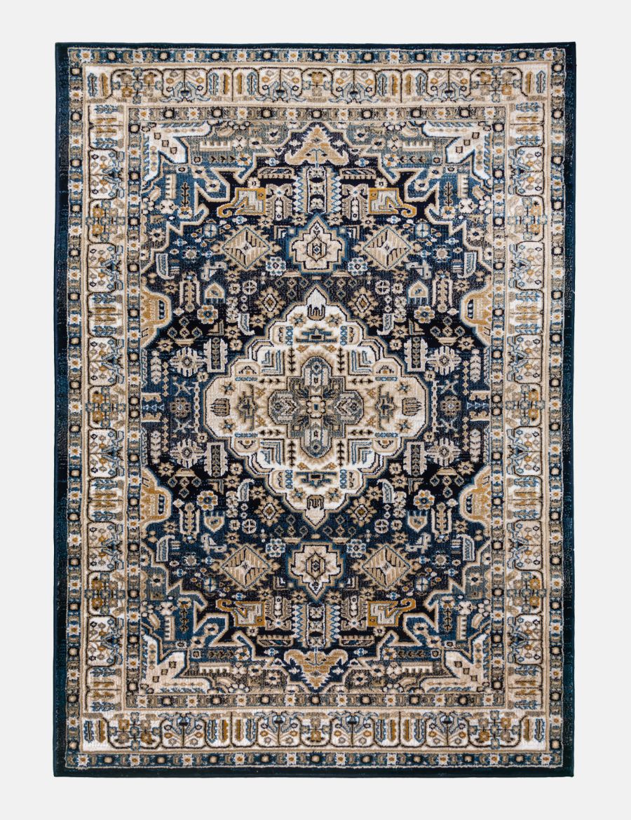 Aziza Medallion - Navy from Denis McGinley Furniture