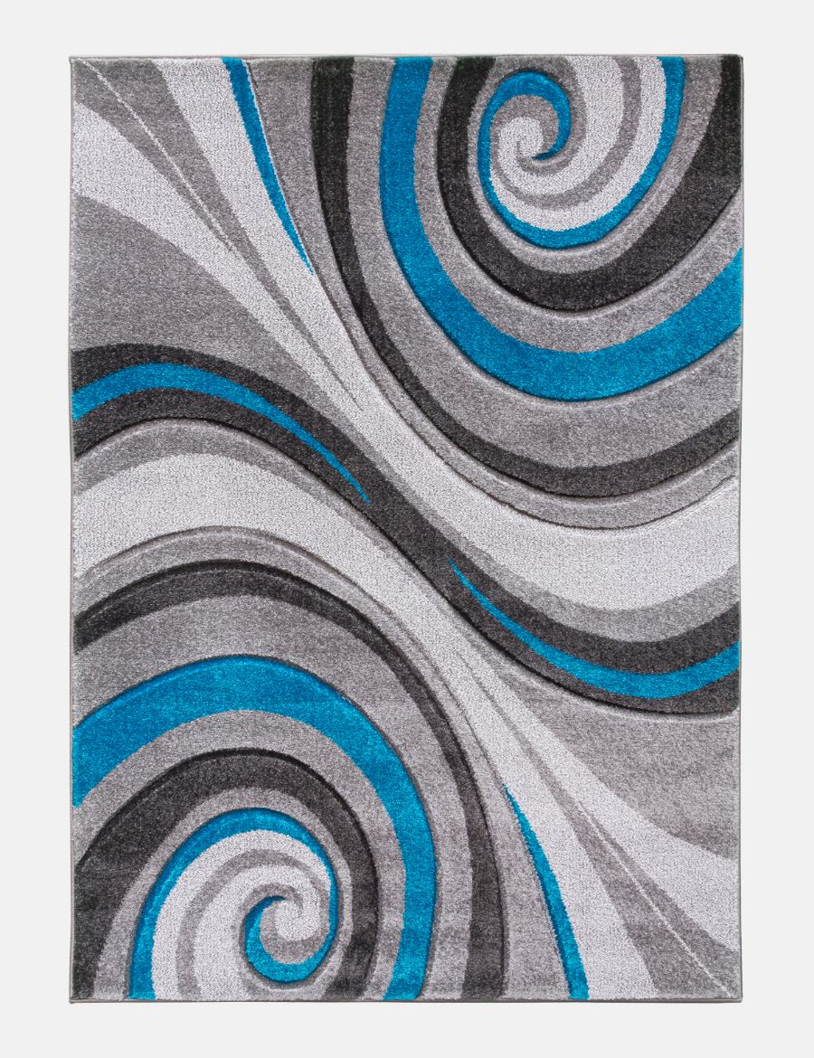 Samba Spirals - Teal from Denis McGinley Furniture