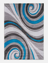 Samba Spirals - Teal from Denis McGinley Furniture