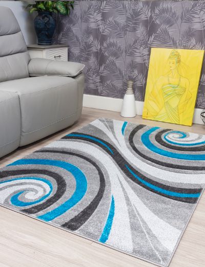 Samba Spirals - Teal