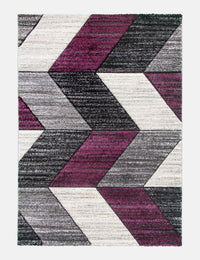 Impulse Chevron - Purple from Denis McGinley Furniture