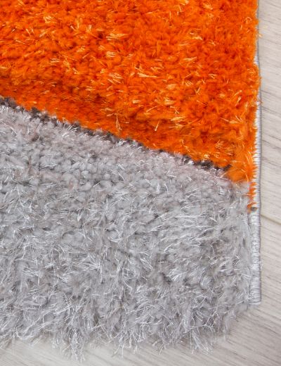 Luxus Ripples Orange Rug – Elegant Design for Stylish Home Décor