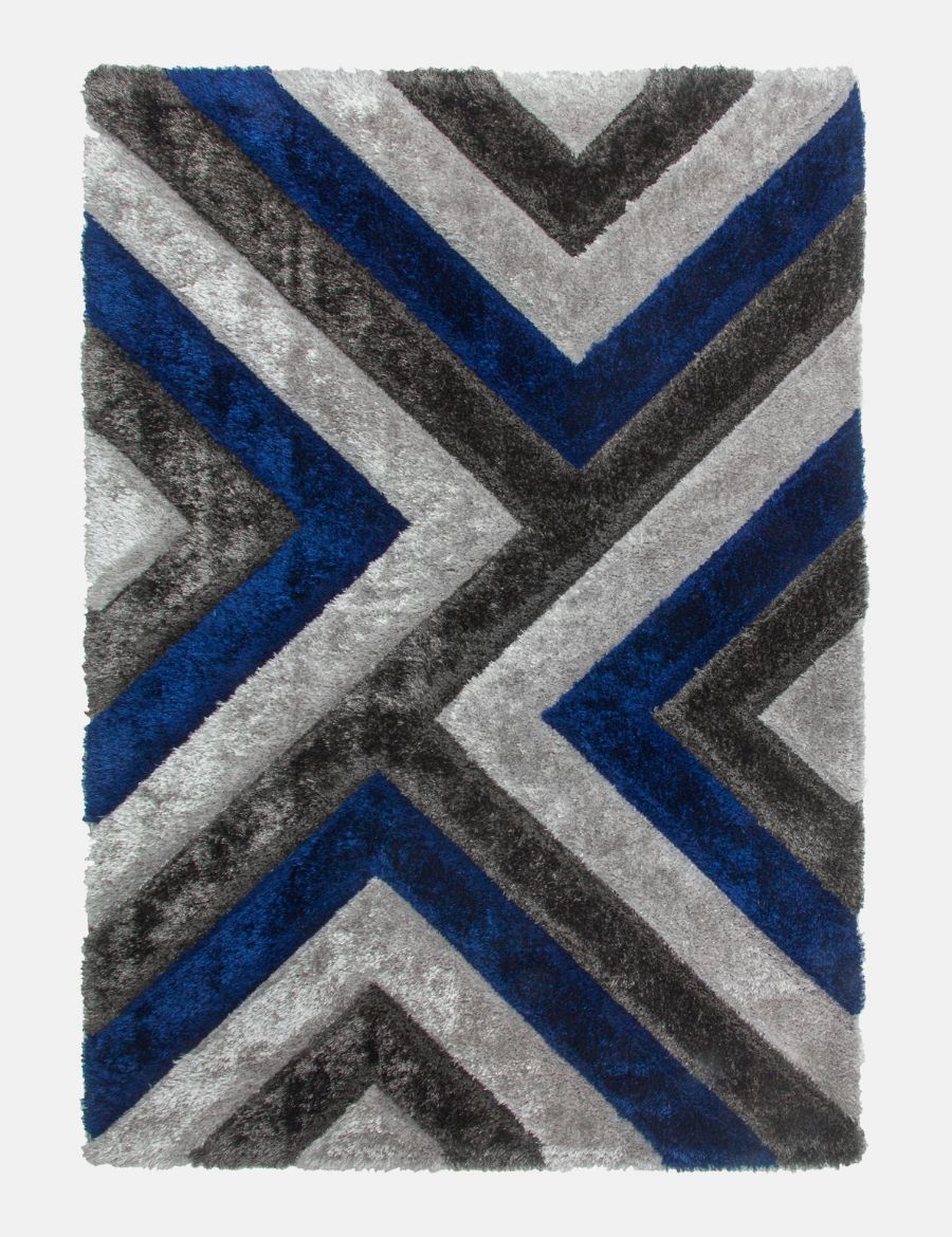 Luxus Cascade Navy Rug - Best in Ireland for Elegant Home Décor