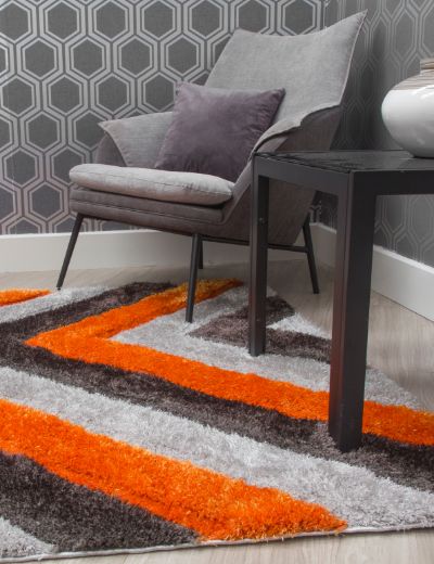 Luxus Cascade Rug – Orange