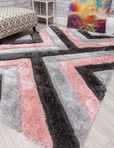 Luxus Cascade Pink Rug – Best in Ireland for Elegant Home Décor