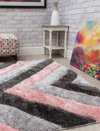 Luxus Cascade Pink Rug – Best in Ireland for Elegant Home Décor