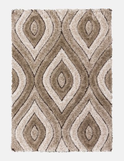 Luxus Teardrop Rug – Beige