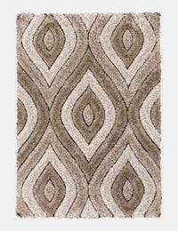 Luxus Teardrop Rug – Beige
