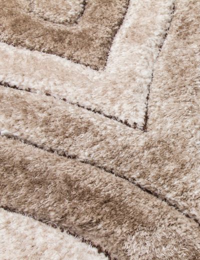 Luxus Teardrop Rug – Beige