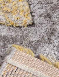 Luxus Yellow Teardrop Rug – Elegant Design for Stylish Interiors