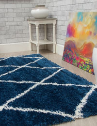 Fantasy Trellis - Blue Cream