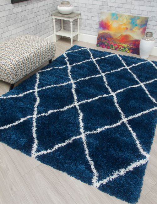 Fantasy Trellis - Blue Cream