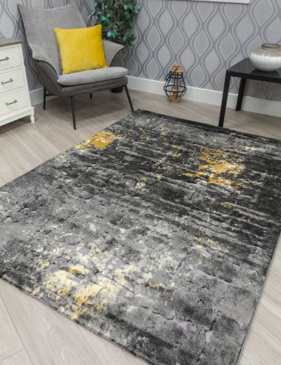 Bellini Mirage - Dark Grey / Yellow