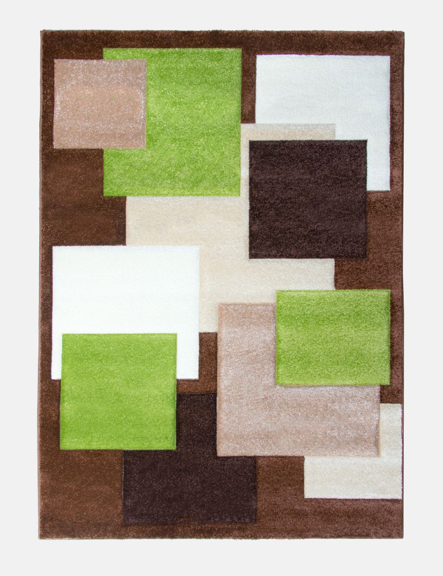 Tempo Squares - Brown / Green from Denis McGinley Furniture