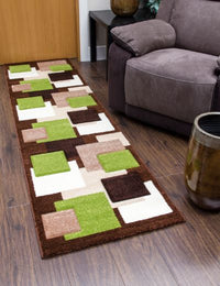 Tempo Squares - Brown / Green