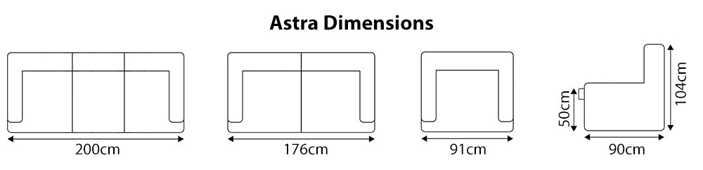 Astra Recliner Sofa Range - in Ireland