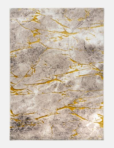 Glitz Marble Ochre Rug
