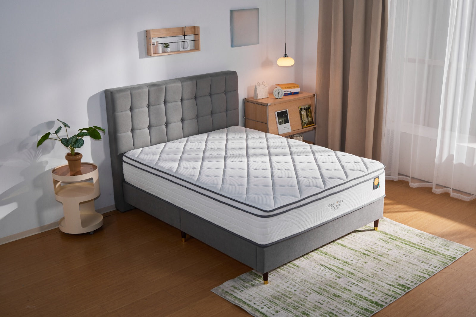 Comfort Max Deluxe 2000 Mattress – High Density Foam & Pocket Spring