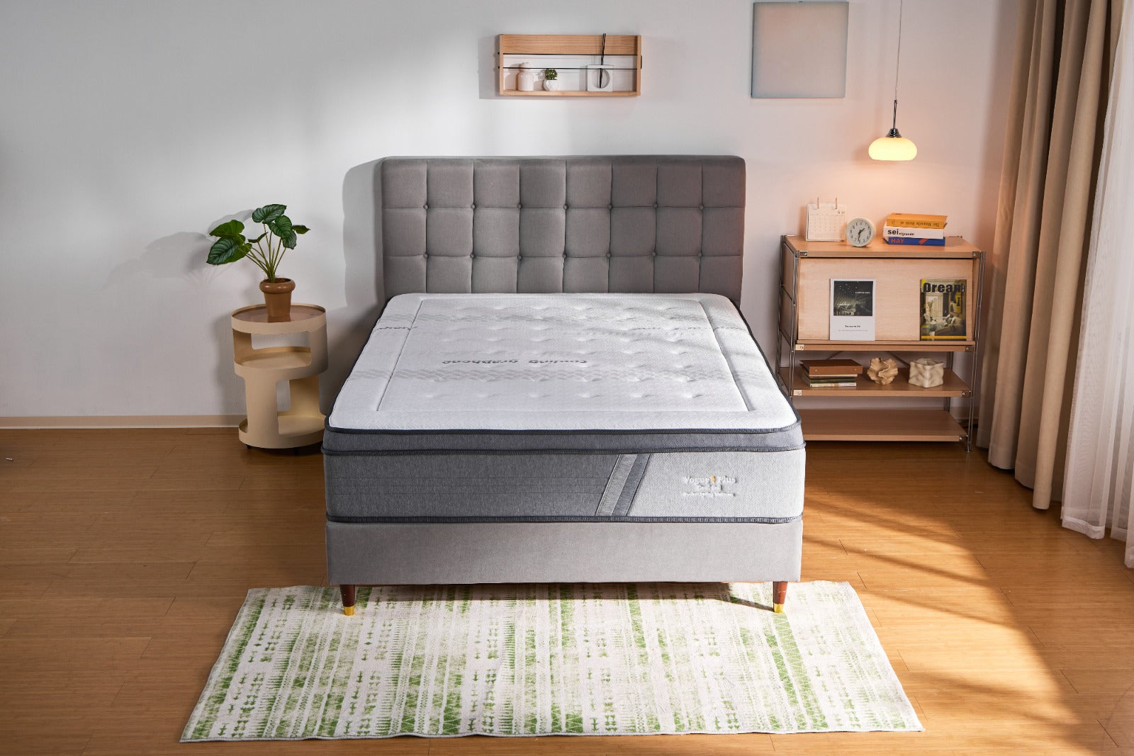 Vogue Plush Cool Gel Mattress – Orthopaedic Pocket Spring with Cooling Technology