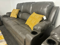 Lexus Leather Sofa Range – With Cup Holders & Full Recliners