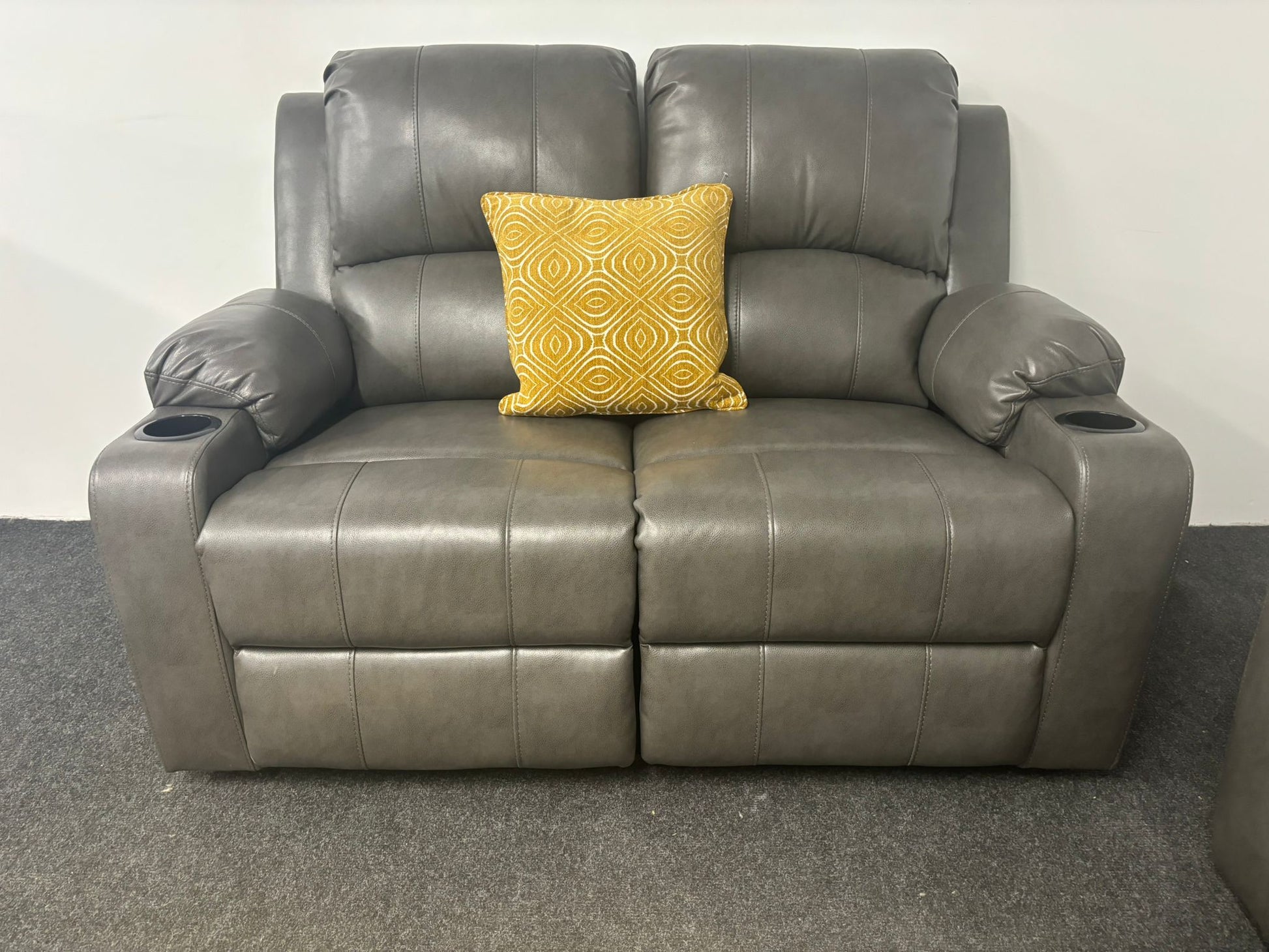 Lexus Leather Sofa Range – With Cup Holders & Full Recliners