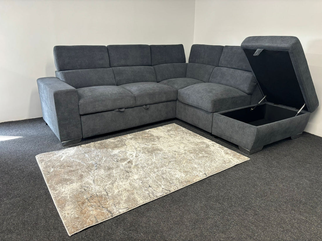 Prague Corner Sofa Bed – Space-Saving Comfort with Hidden Storage