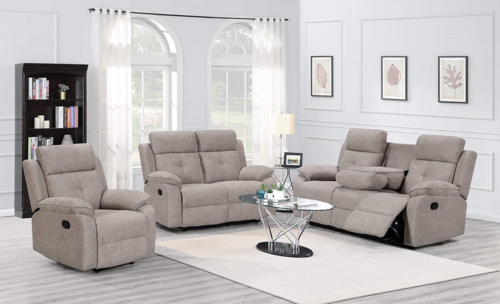 Abbey Sofa Range – Reclining Comfort with Practical Features