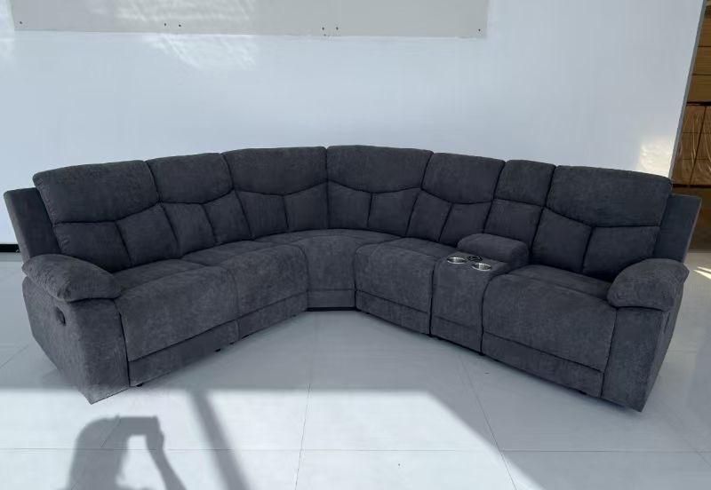 Wyatt Corner Sofa with Wireless Charging & Drink Consoles