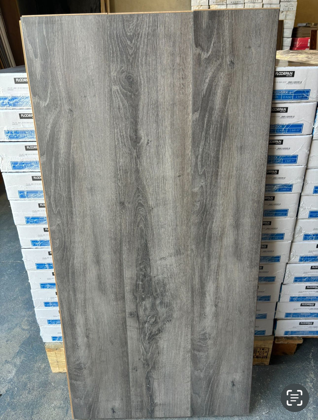 Seattle Grey Gloss Laminated Flooring