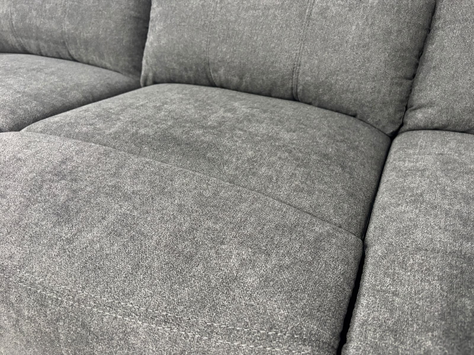Grey Fabric Madrid Recliner Sofa Suite
