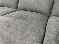 Grey Fabric Madrid Recliner Sofa Suite