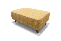 Occasional Poppy Swivel Chair / Footstool & Cushions - Ochre